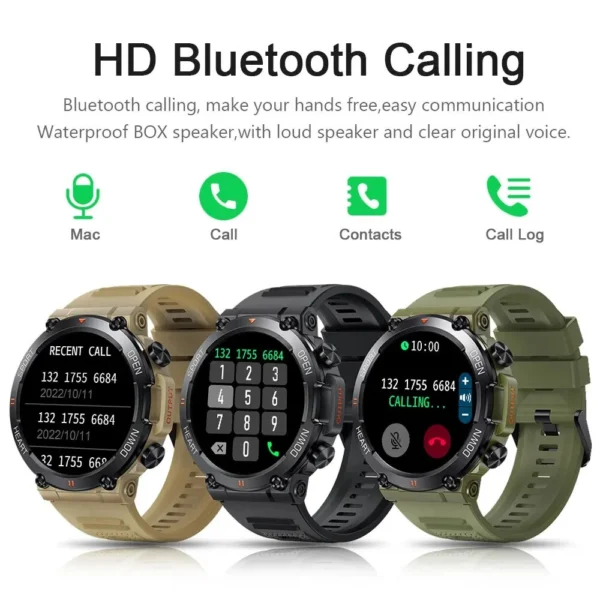 MEVADEN 1.39 Inch HD Bluetooth Call Smart Watch - Image 3