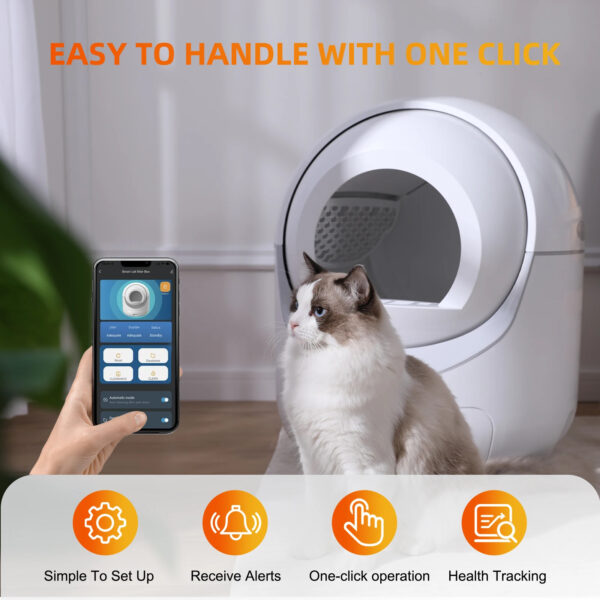 Automatic Cat Litter Box with APP Control - Image 5