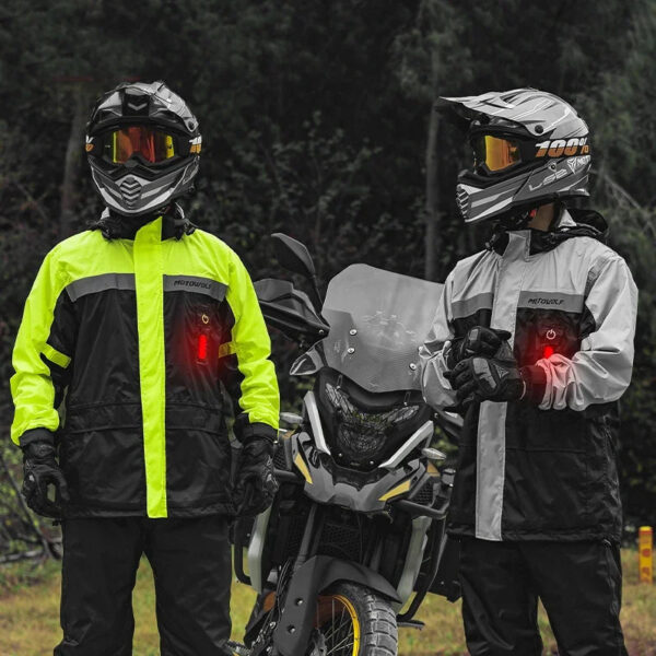 Motorcycle Raincoat Rain Jacket - Image 6