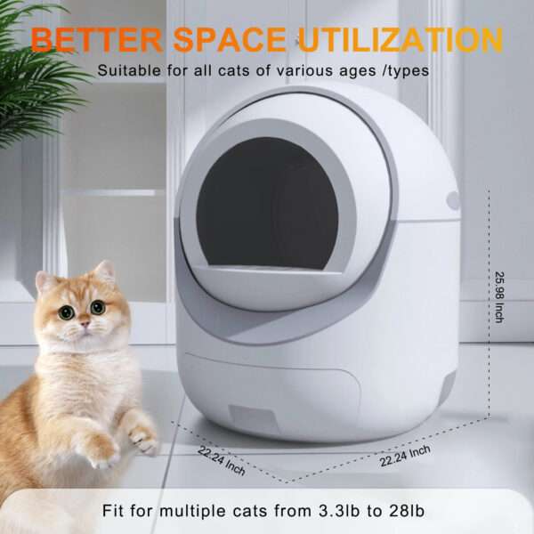 Automatic Cat Litter Box with APP Control - Image 6